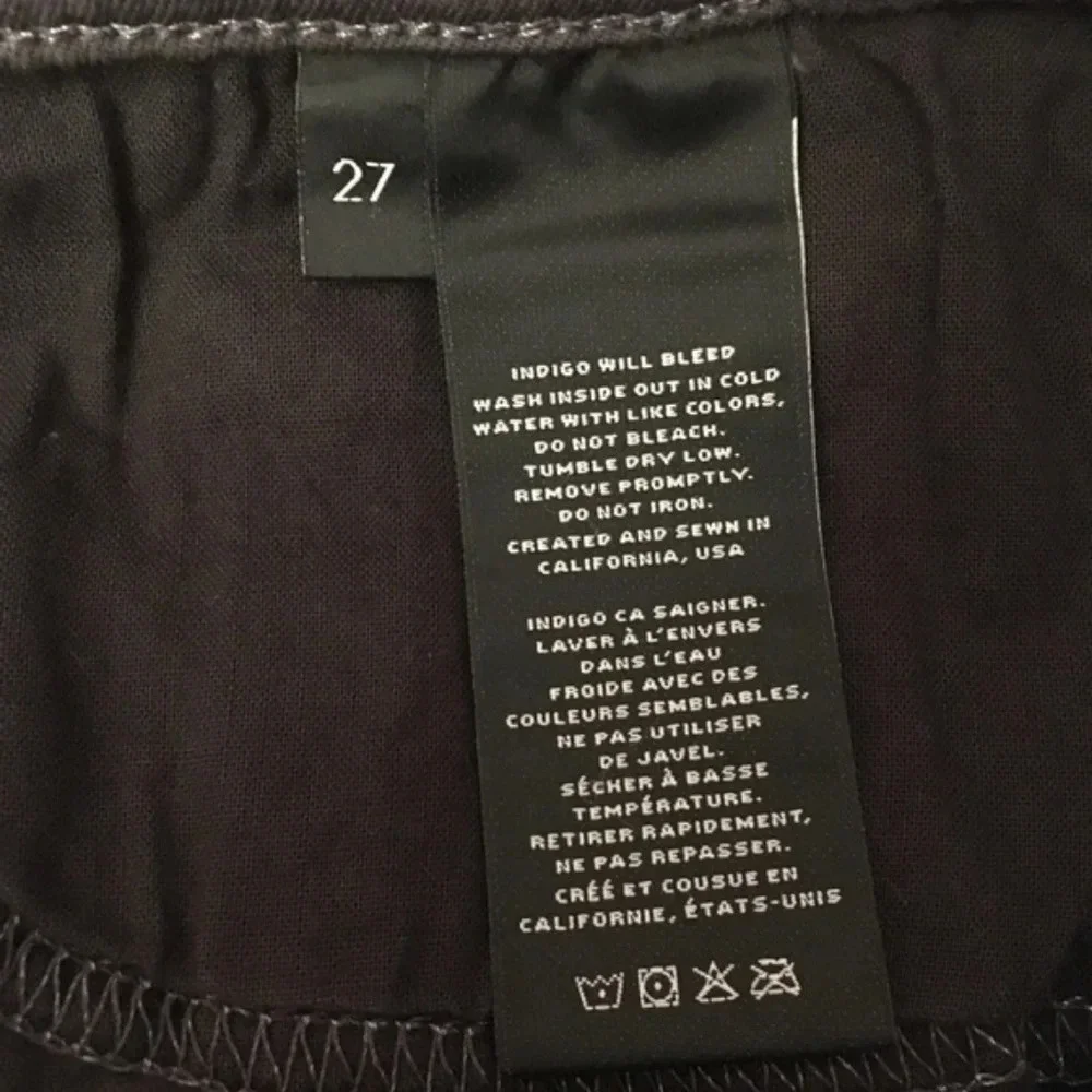 J Brand Demented Grey Distressed Stretch Jeans - Picture 5 of 6